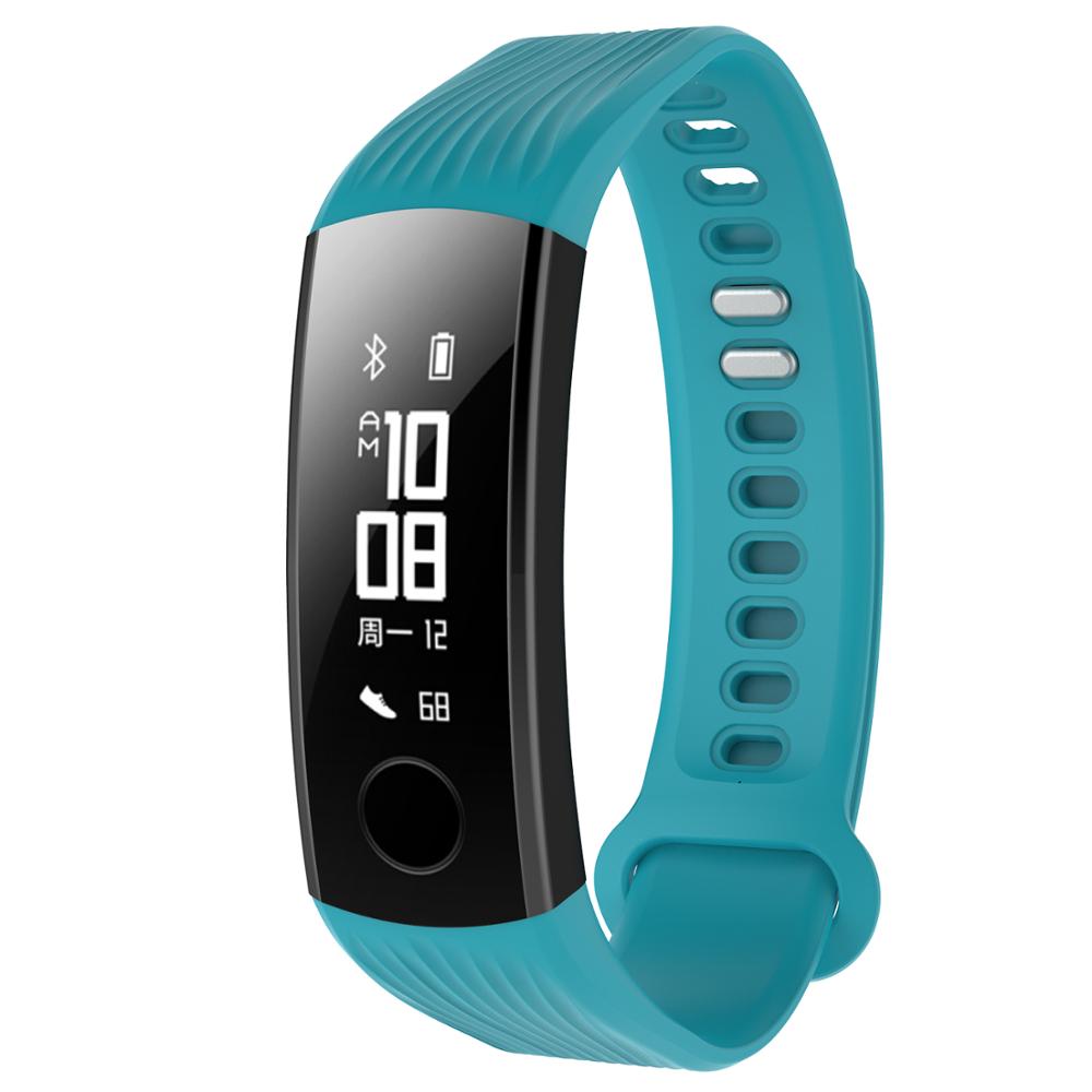 AKBNSTED Для Huawei Honor Band 3 Умный Браслет Запасной Ремешок Для Часов Для Honor Band 3 Цветной Мягкий Силиконовый Ремешок