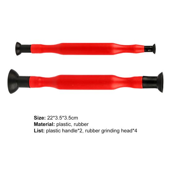 6 шт. двусторонний притирочный стержень для клапана, износостойкий, длительный срок службы, прочный, полезный, ручной притирочный стержень для мастерской