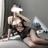 Женский прозрачный комплект чулок в сетку с открытой промежностью Liang'ai