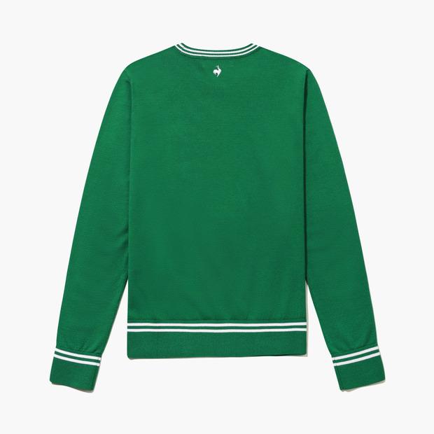 Женский базовый круглый джемпер с длинным рукавом LECOQ GOLF (Gq322Lkp99)