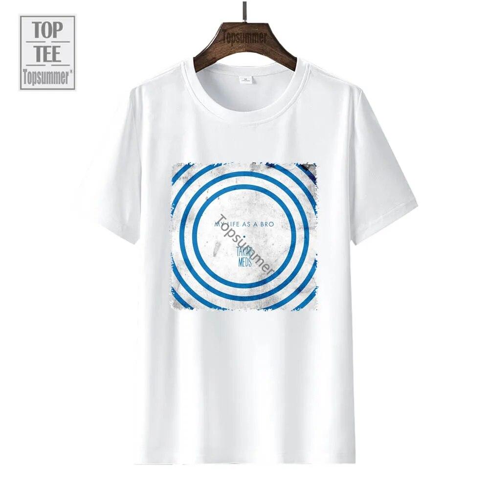 Футболка с альбомом My Life as a Bro, футболка с короткими рукавами в стиле хип-хоп и рок, футболка FeUnisex, черная одежда