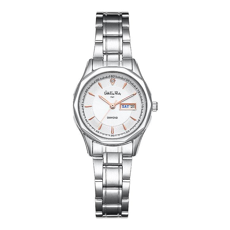 Ballentinoludi Vr1120B-Wtwtl Diamond Watch Appraisal Certificate Women'S Watch Metal Watch