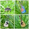 Cello Guitar Acrylic Keychain VIOLIN Electric Guitar Model Keyring  Bag Pendant