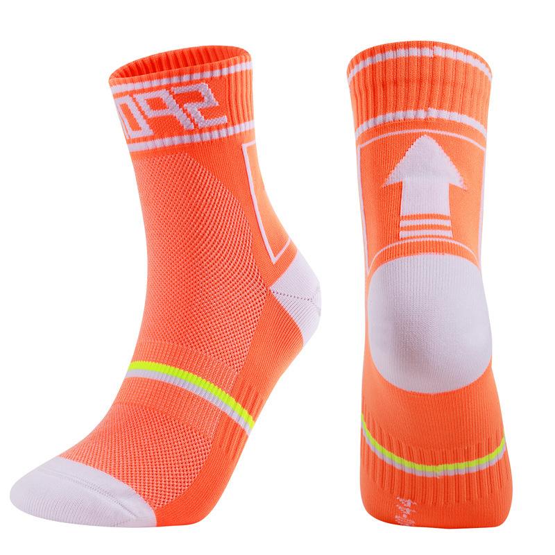 Профессиональные спортивные носки для велосипеда Мужские/Женские Дышащие для бега Марафона Активного отдыха Фитнеса Путешествий Ходьбы Носки-гольфы