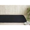 Sayan Sayan Washable Microfiber Kitchen Mat, Nagomi, 45x180mm, Jet Black, Non-Slip
