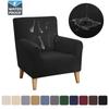 Waterproof Individual Armchair Cover Single Sofa Cover Solid Color Slipcover Living Room Seating Cover Protection Cover