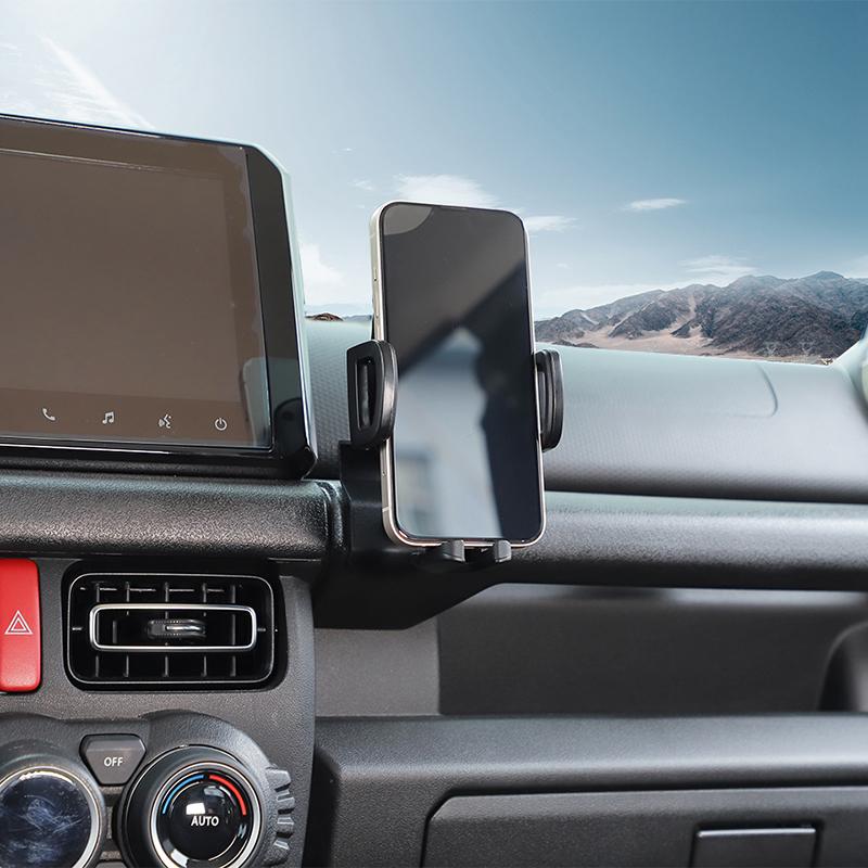 Автомобильный держатель для мобильного телефона, кронштейн для GPS-навигатора, подставка для телефона, аксессуары для интерьера автомобиля, подходит для Suzuki Jimny 2019 и новее, аксессуары для интерьера автомобиля