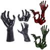 Wall Gothic Hand Sculpture Devil Hand Candle Holder Terror Hand Halloween Wall Decor for Living Room Entryway Horror Themed Party