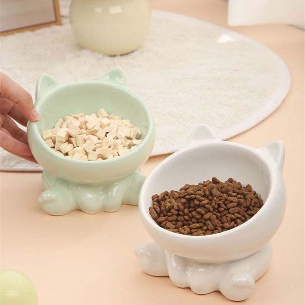 Cervical Drinking Eating Cat Food Bowl Pet Supplies Pet Feeding Bowl Water Feeder Container