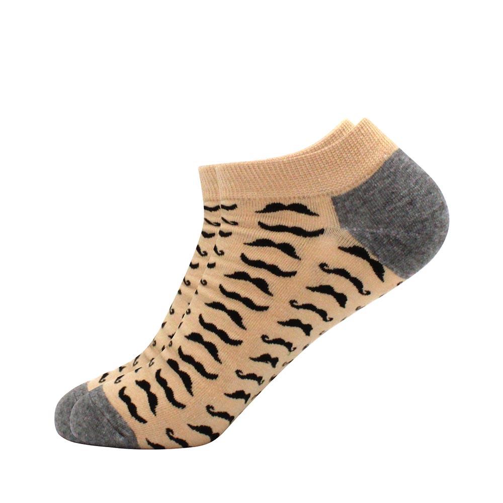 Носки мужские, новейший дизайн, короткие летние носки, качественные деловые, с геометрическим узором, цветные, мужские хлопковые носки