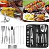 BBQ Stainless Steel Appliance Set 18 Pcs Outdoor Household Oxford Bag