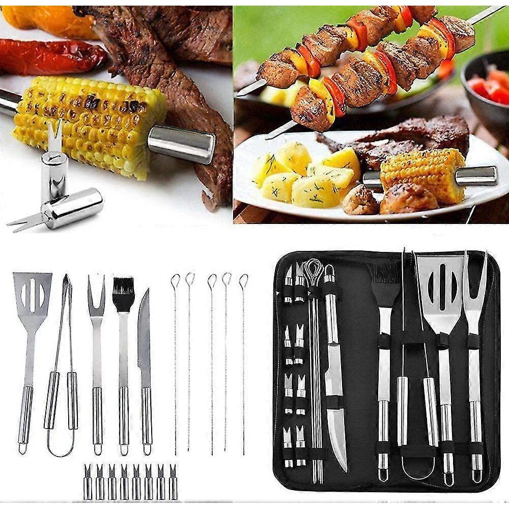 BBQ Stainless Steel Appliance Set 18 Pcs Outdoor Household Oxford Bag