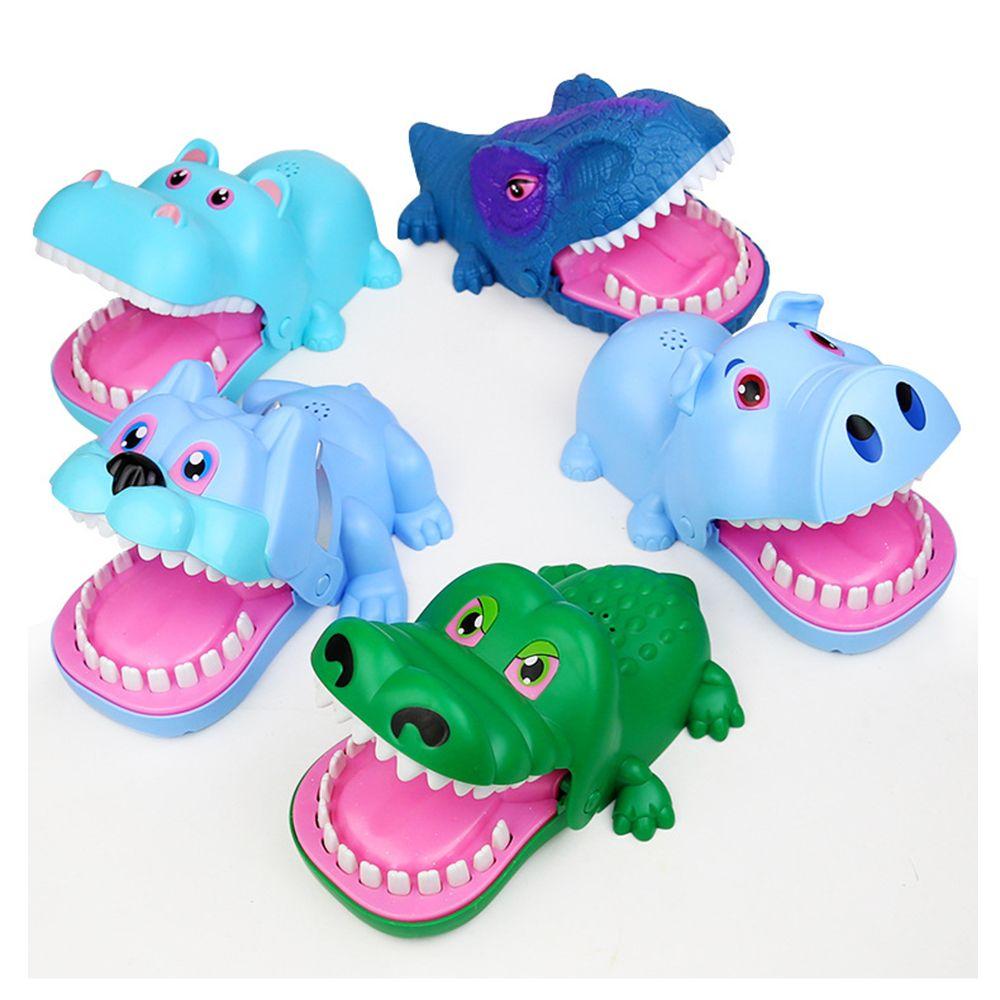 Children Gift Bite Finger Game Crocodile Scary Toy Alligator Keychains Biting Hand Alligator