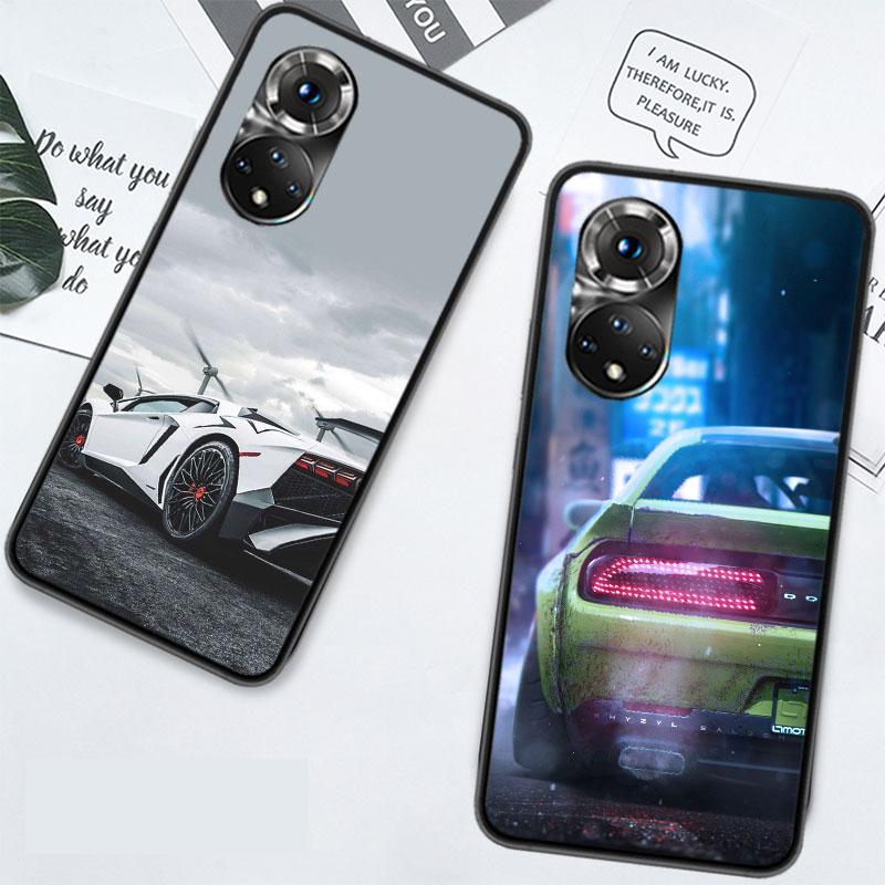 New Sports Cars Male Men Phone Case For Huawei P Smart 2021 Y5 Y6 Y7 Y9 Honor 50 20 Pro 10 10I 9 9X Y9S 8 8A 8X 8S 7S Cover