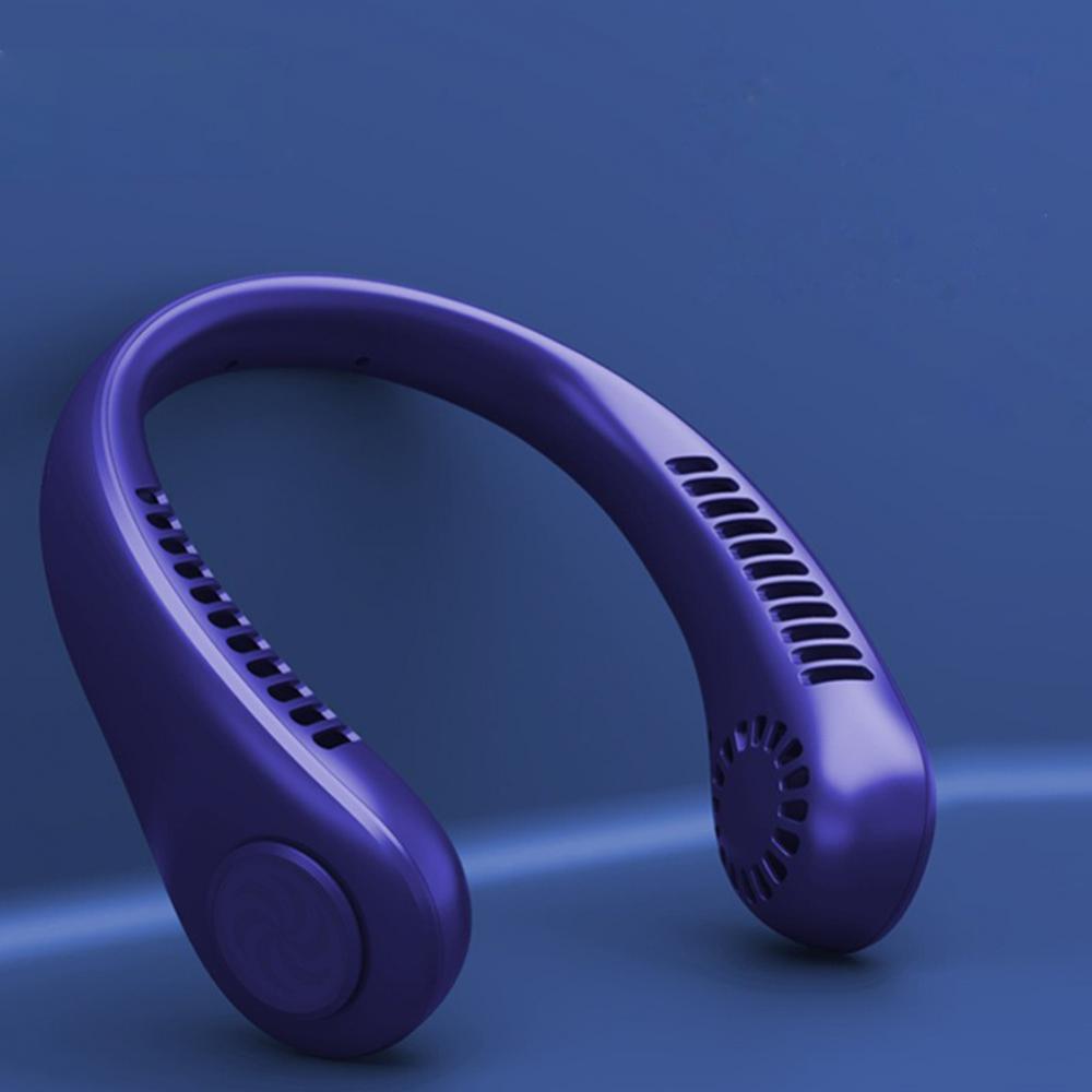 Portable Neck Fan USB Rechargeable Electric FAN Mini Ventilador Cooling Bladeless Silent Neckband Fan for Sports