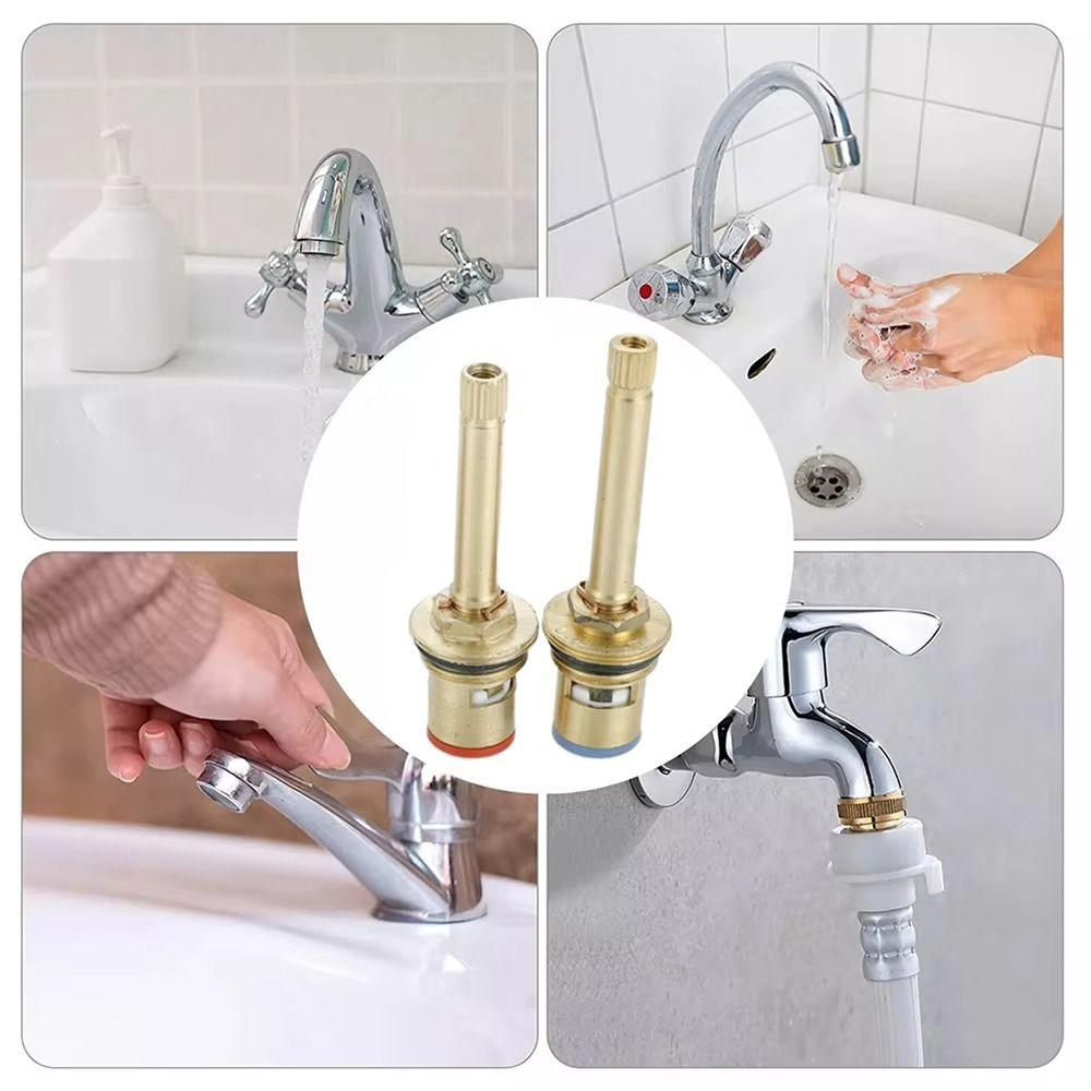 1Pcs Copper Brass Tap Valve Core 76mm 82mm Top Valves Fittings  For Bathroom Shower