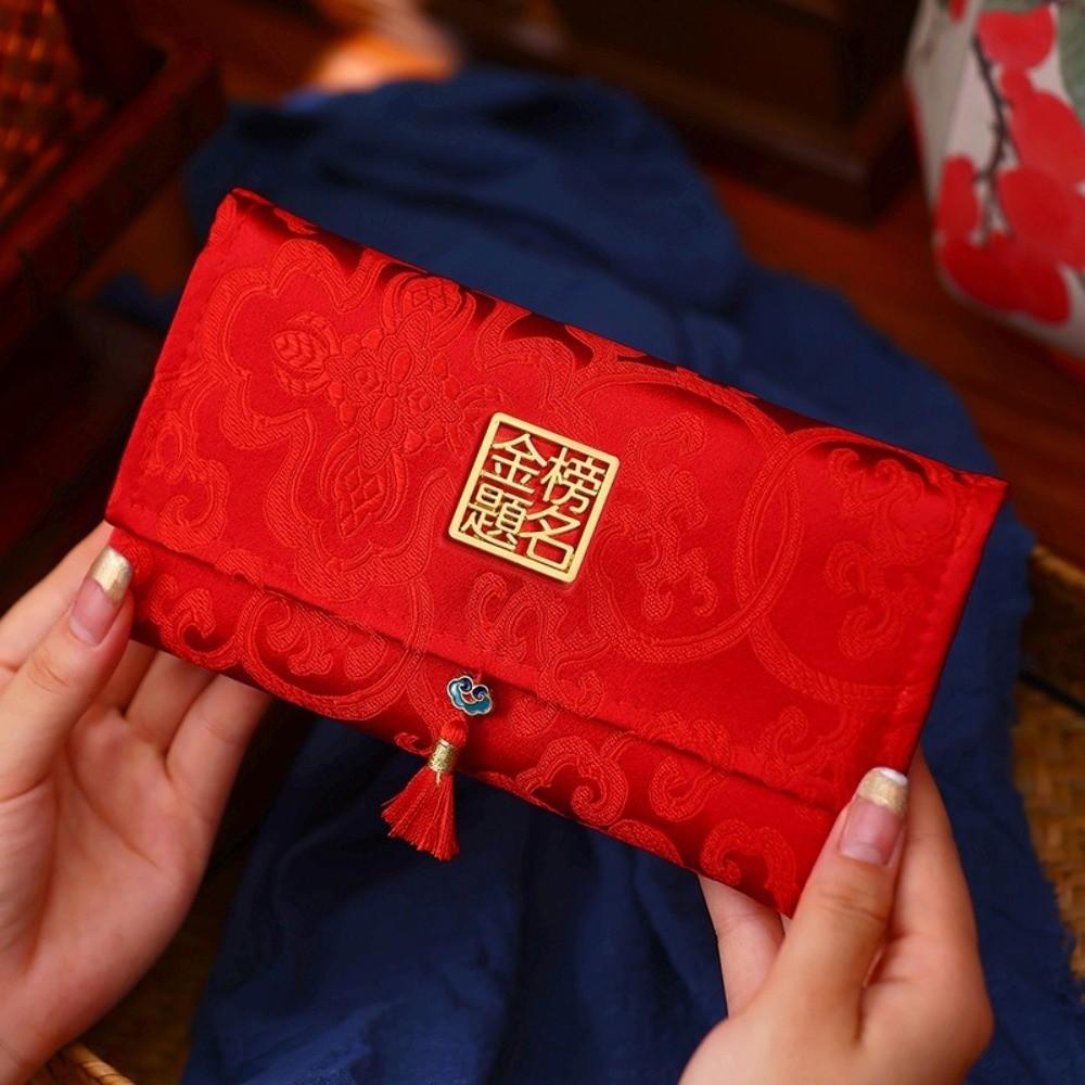 Traditional Wedding Red Wallet Chinese Style Children's Money Bag Spring Festival Supplies