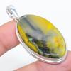 Bumblebee Jasper Handmade 925 Sterling Silver Gift Jewelry Pendant 2.13" G2t02