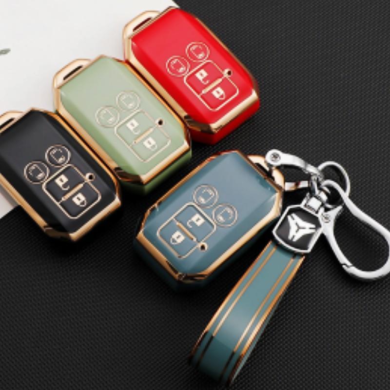 Чехол для ключей из ТПУ для Suzuki Spacia MK53S Jimny Sierra Swift Wagon Interio, чехол для ключей, чехол, защитный чехол для ключей, аксессуары