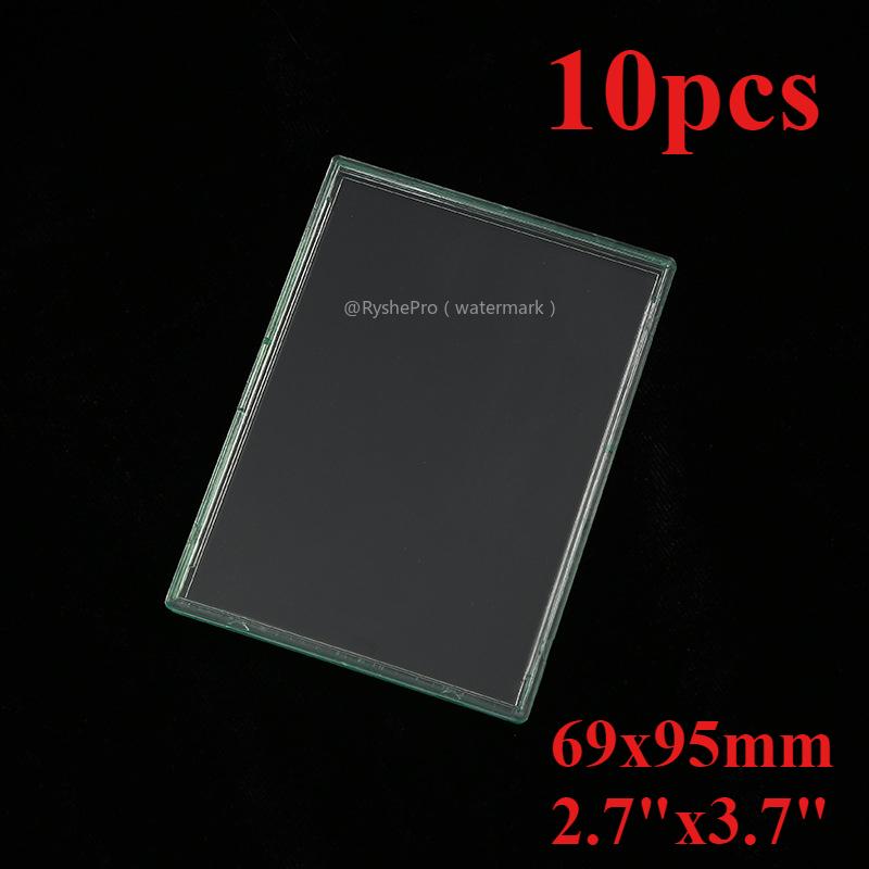 10 шт. 69*95 мм защитные чехлы для карточек из жесткого пластика для бейсбола с верхней загрузкой для коллекционных спортивных карточек