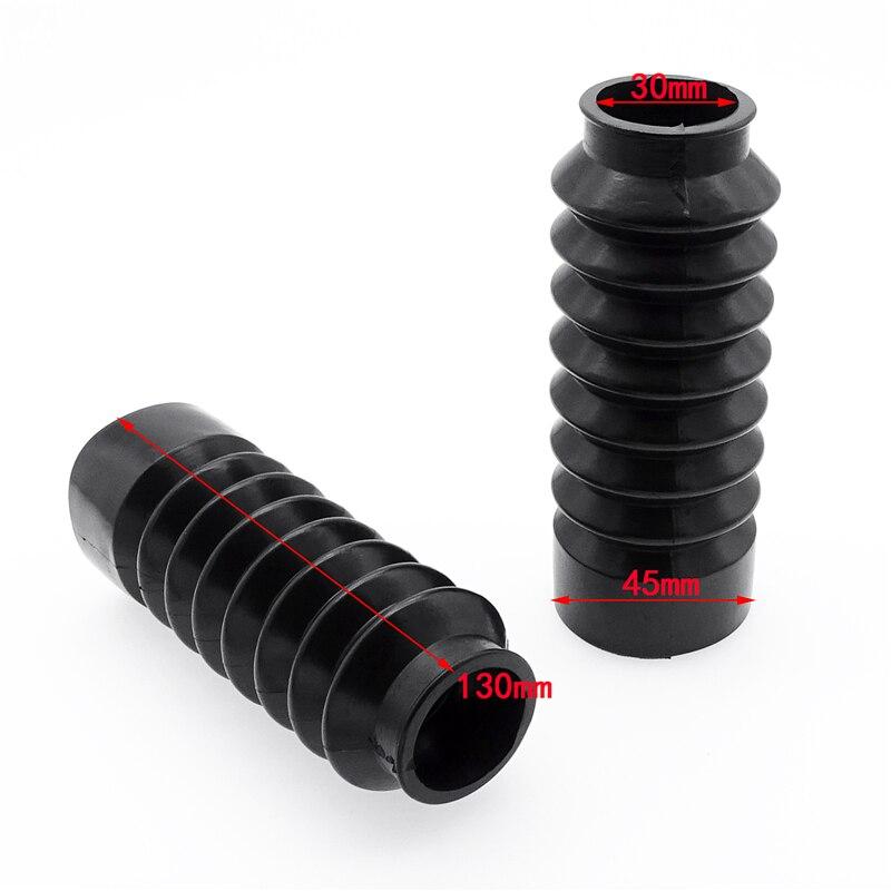 1 пара универсальных мотоциклетных гетр Gators, защита от ударов, защита от пыли, резиновая передняя крышка вилки для Yamaha Suzuki Kawasaki