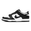 Черные белые детские кроссовки Dunk Low GS CW1590-100
