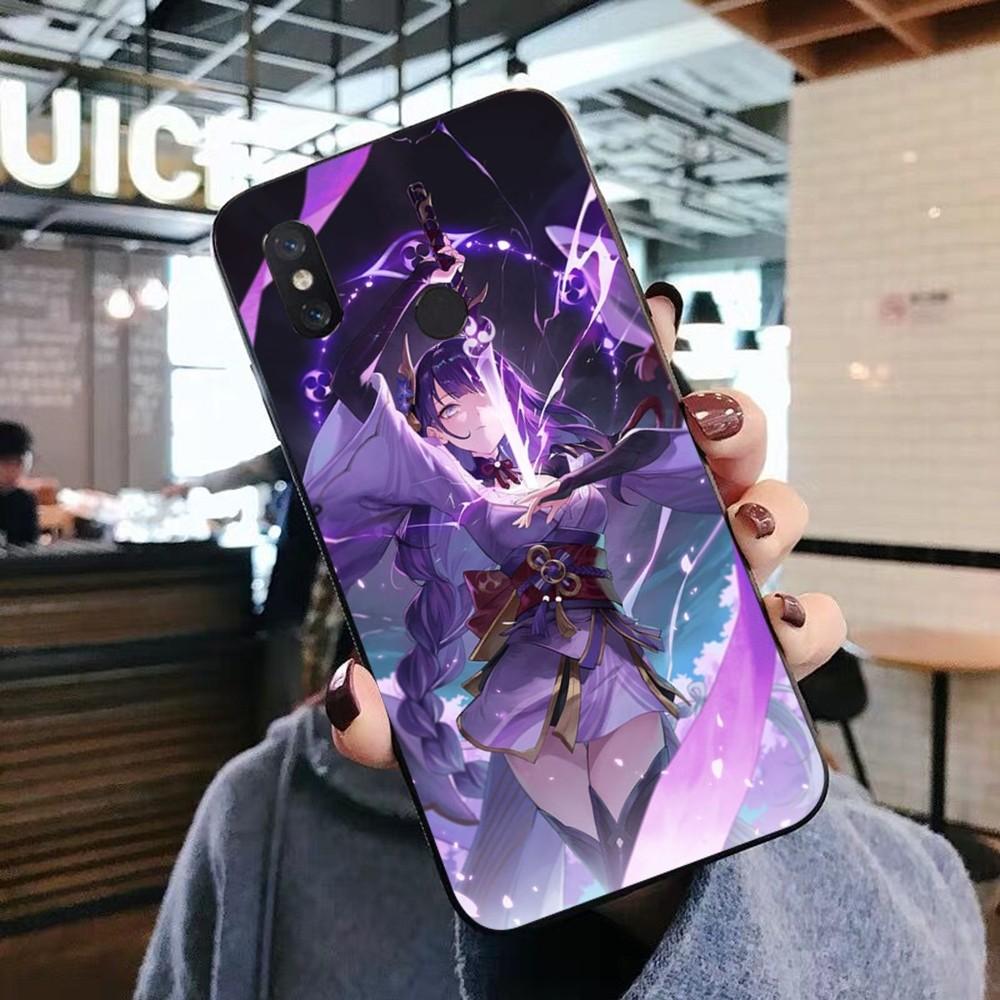 Genshin Impact Anime Phone Case For Xiaomi Mi 5X 8 9 10 11 12 Lite Pro 10T PocoX3pro PocoM3 Note 10 Pro Lite