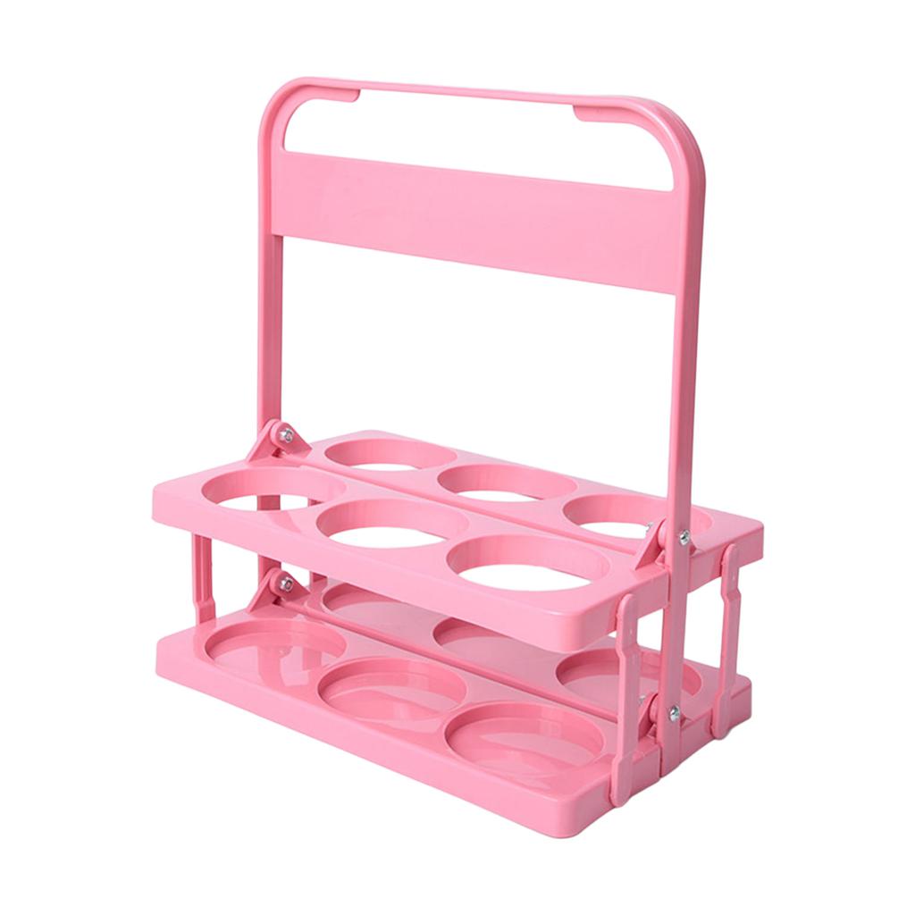 Reusable Beer Bottle Basket Lightweight Beer Bottle Holder Convenient Plastic Drink Holder Suitable for 6 Bottles