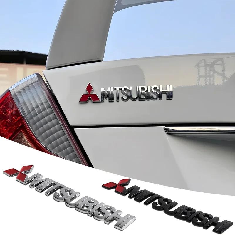 ABS Автомобиль 3D Металлическая Буква Логотип Значок Наклейка Стайлинг Наклейки Для Mitsubishi 9 XASX L200 Colt Outlander Pajero Lancer Eclipse Cross UN1