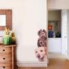 1PCS DIY Fridge Decorations Door Decor Wall Art Funny Animal Mural  Wall Sticker  Wallpaper 3D Decal