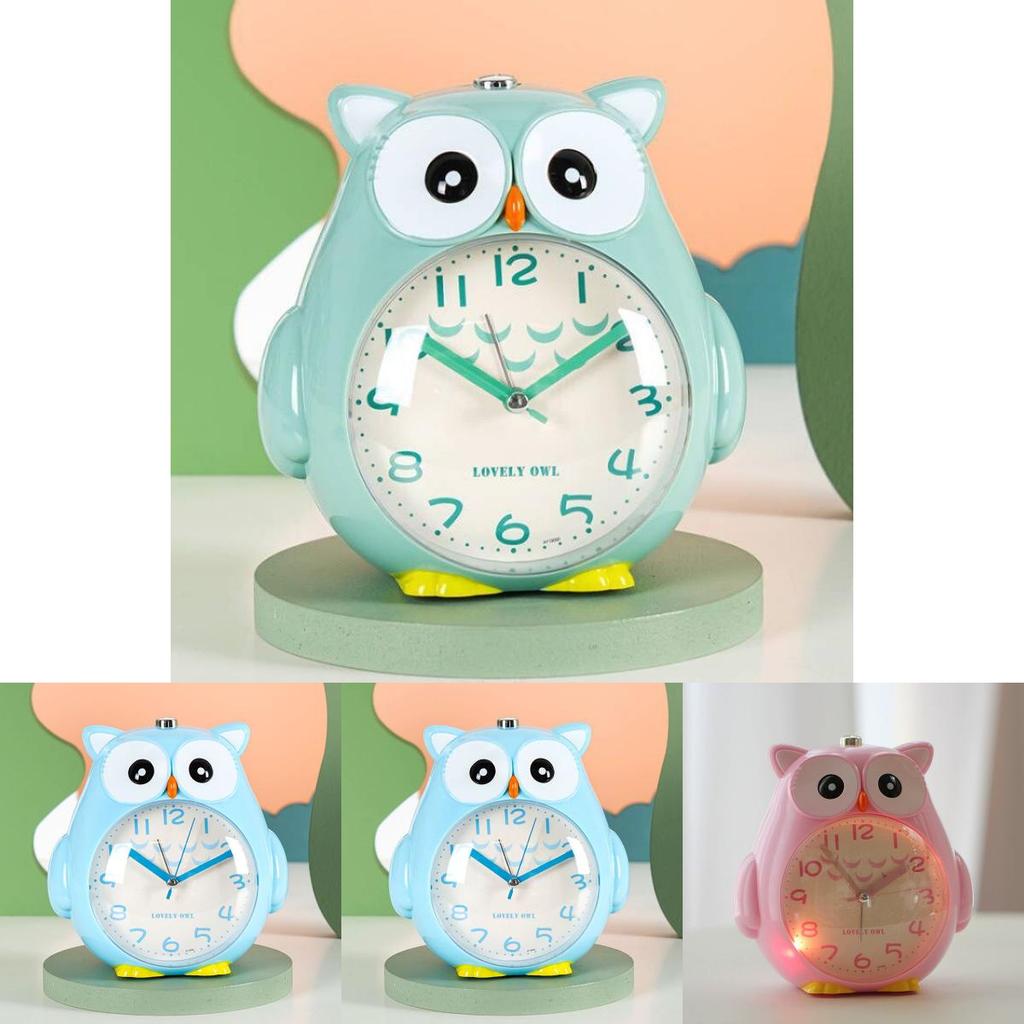 Owl Kids Cartoon Bedside Night Light With Music And Multifunction Alarm For Kids Room