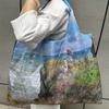 Рюкзак женский портативный большой вместимости для защиты окружающей среды, складной в различные узоры, портативная сумка для покупок, подходит для ежедневного использования