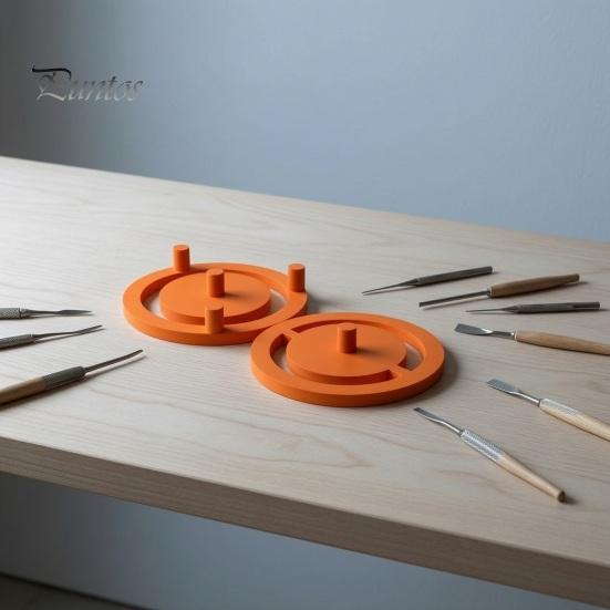 Pottery Molding Tool 1 Set Foot Ring Tools, Clay Base Maker, Aligned Template, Even Press for Bowls And Mugs, Studios, Beginners Ceramic Art