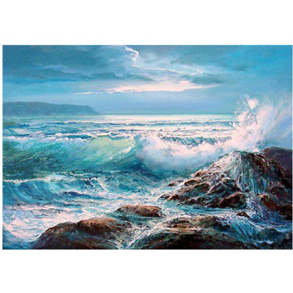 DIY Алмазная вышивка Отражение воды 5D Полный круг Алмазная картина Современное животное Вышивка крестом