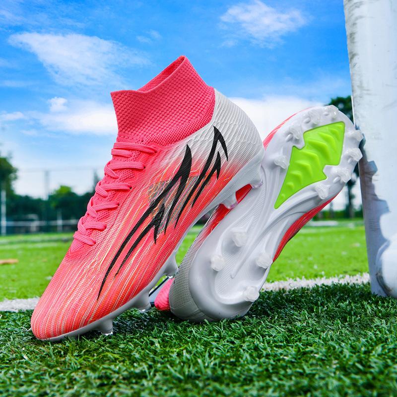 New large size football shoes artificial turf AG spikes men and women youth sports training football shoes wholesale