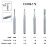 10Pcs/Box WellCK FG Dental Carbide Burs Dia 1.6mm For High Speed Tungsten Steel Burs FG330 FG556 FG245 FG34