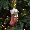 Plastic Christmas Ornaments Cute Christmas Tree Hanging Ornaments  Home Party Decor