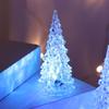 27CM Light Up Christmas Tree Colorful Lighting Battery Operated Holiday Home Decoration Acrylic LED Desktop Xmas Tree Lamp Ornament