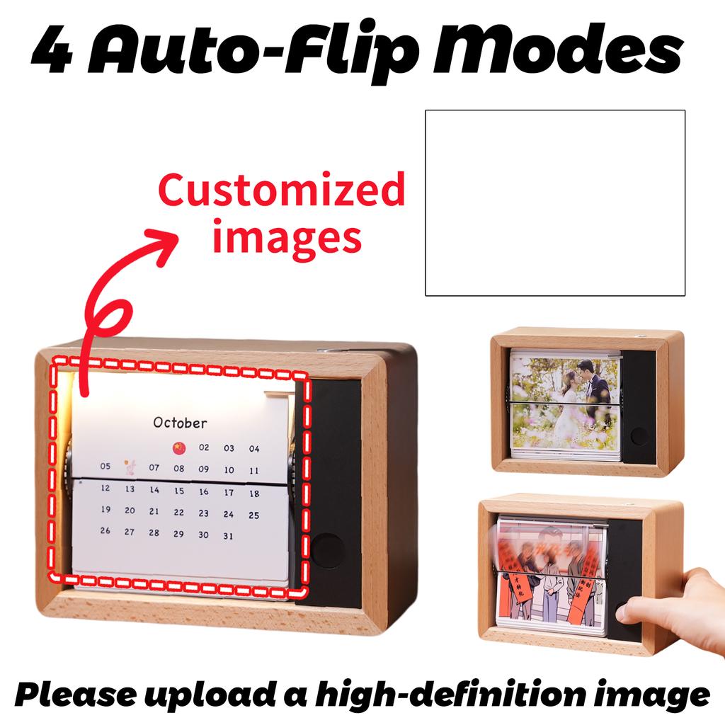 Personalized Family Album Retro Mechanical Hand-cranked Flip Page Album Custom Flip Page Album