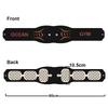 60cm EMS Muscle Stimulator Ab Trainer Waist Abdominal Toning Belt With Gel Pads HomeFitness Workout Equipment USB Recharge
