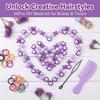 Multi-Color Colorful Hair Beads Kits Love Heart Dreadlock Braids Decor  Boys