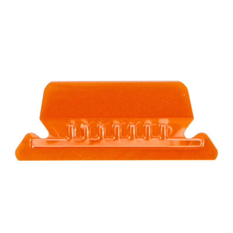 A4 Transparent Plastic Hanging File Folder with Clip Fastener