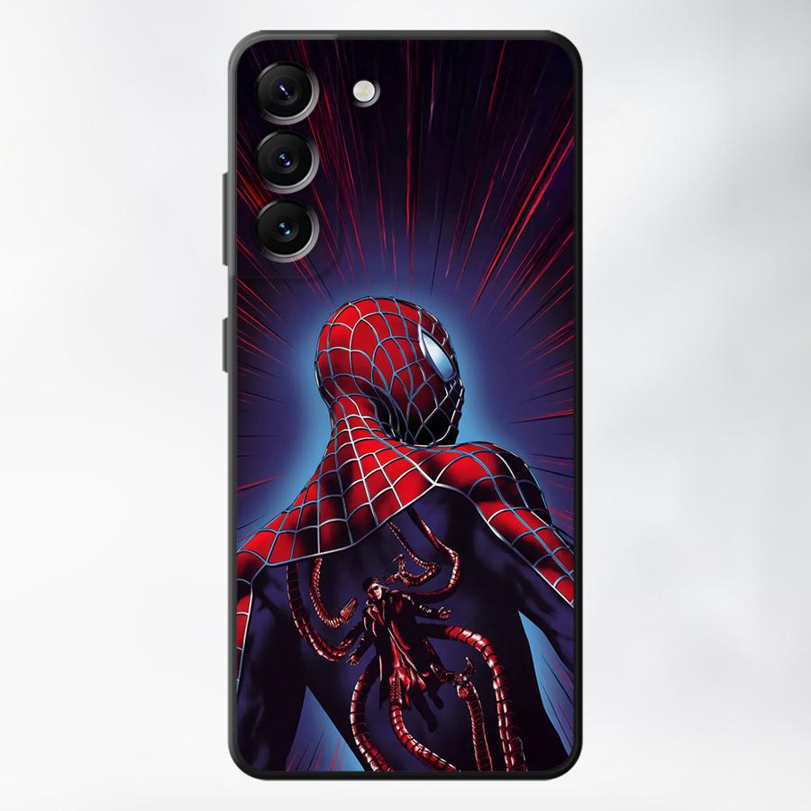Чехол Marvel Черно-красный Человек-паук для Samsung Galaxy A57 A73 A51 A24 A26 A55 A37 A22 A32 A25 A52 A36 A53 A35 A23 Чехол для телефона A71