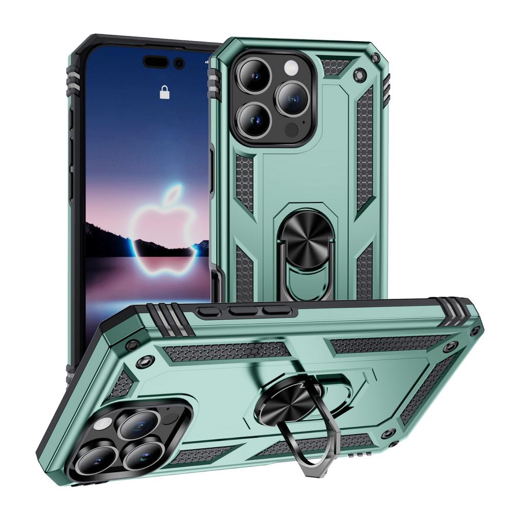 Военный держатель брони противоударный чехол для Apple IPhone 16 Pro Max 15 Pro 14 Plus 13 Pro Max 12 11 металлическое кольцо подставка полная защита крышка