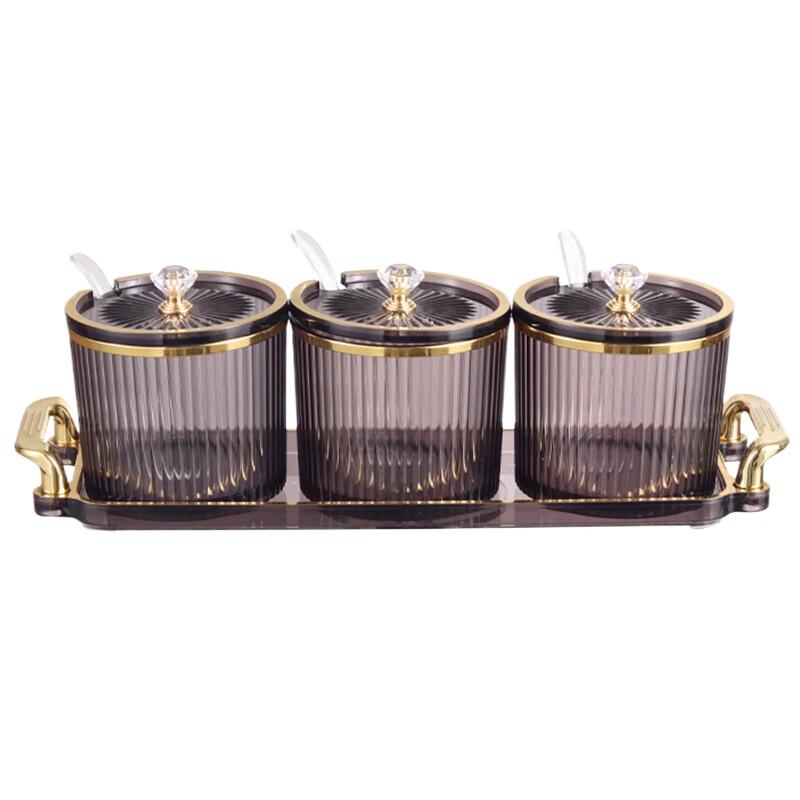 Yingbai Commercial Plastic Spice Jar Set