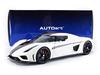 AUTOart 1/18 Scale Koenigsegg Regera White/Carbon Black/Red Finished Model 79027