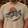 Последний Заброс Забавная Футболка с Мемом Fish Shirt от Comfort Colors, Подарок Рыбаку для Папы, Подарки для Рыбалки, Смешная Футболка для Рыбалки для Мужчин