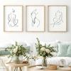 Woman One Line Drawing Art Canvas Painting Abstract Female Nude Figure Poster Woman Body Minimalist Print Nordic for Home Decor