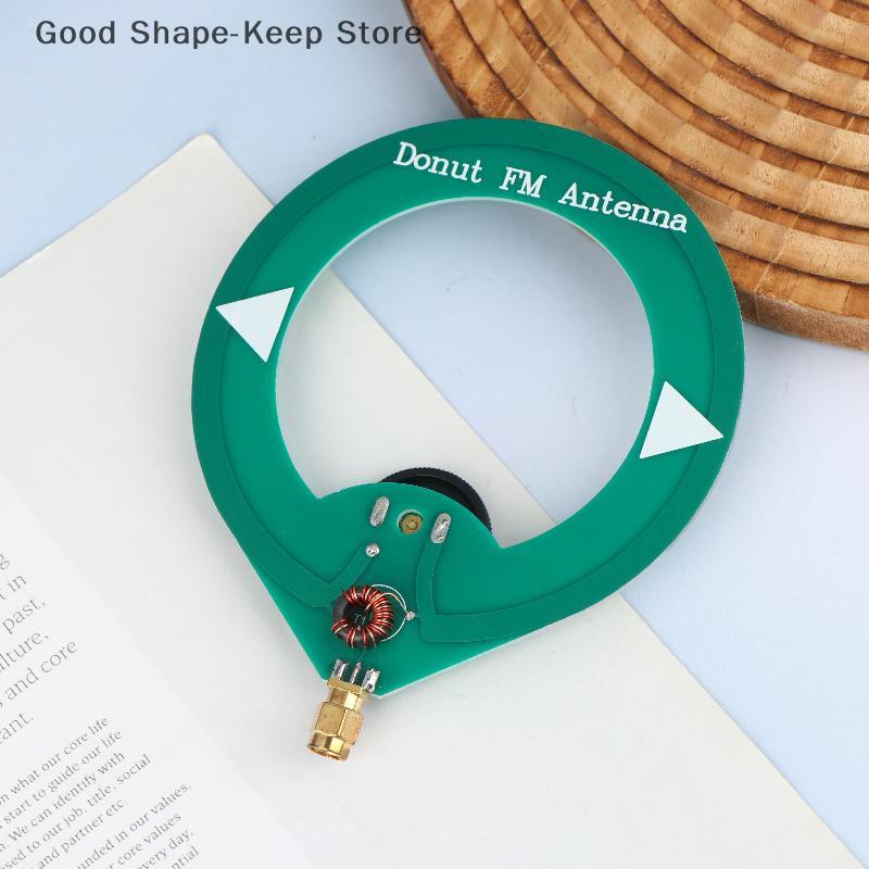 Small & Portable 75M-135MHz Mini Loop Antenna Module, Ideal for Vehicle Mounting, SMA Male Interface