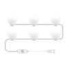 Mirror Front Lights Dresser Refill Makeup Mirror Bulb Tri-color Dimming USB Touch Switch Long Press